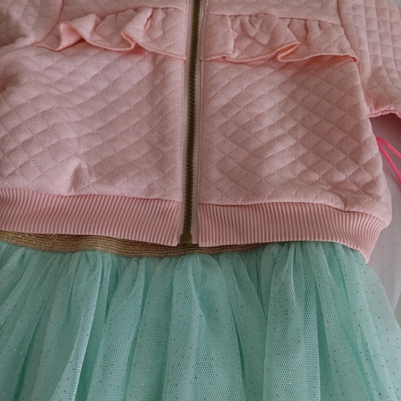 Young Hearts Baby Girls Short Sleeve 2-pc. Dress Set Pink Color Size 18M - Picture 4 of 9